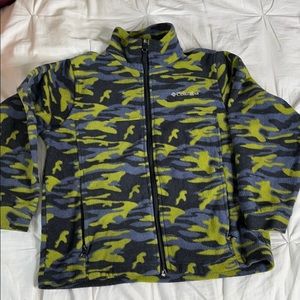 Youth Columbia Camouflage fleece